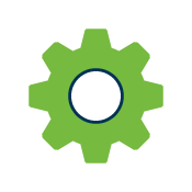 Icon image of a gear