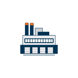 illustration of a factory